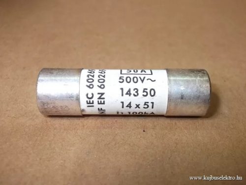 CH-14 Hengeres biztositék betét gG 20A 14x51mm BUSSC14G20