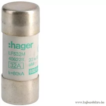 CH-22 Hengeres biztositék betét  32A 22x58mm