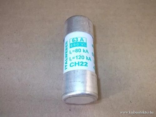 CH-22 Hengeres biztositék betét  63A 22x58mm