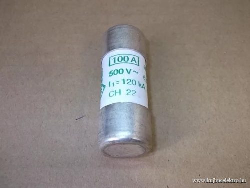 CH-22 Hengeres biztositék betét 100A 22x58mm
