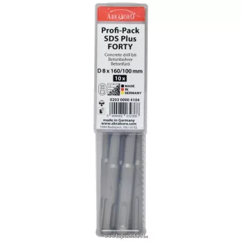   ABRABORO - 020300004108 - FORTY SDS-Plus Profi Pack ø10 x 210/150