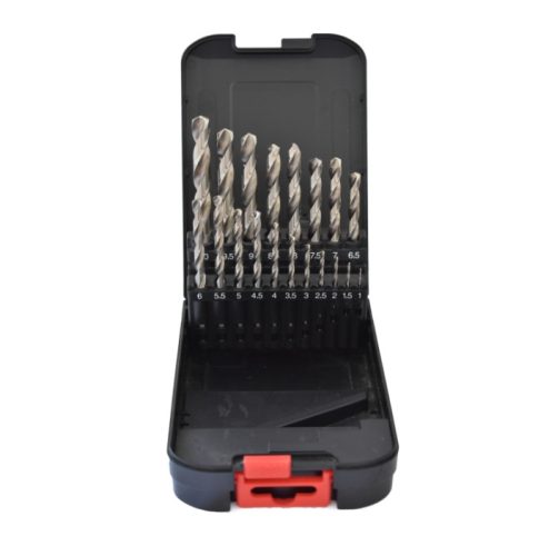 ABRABORO - 020300141019 - HSS-GS fémcsigafúró készlet DIN 338 19 db ø 1-10 x 0,5mm