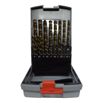   ABRABORO - 020300191086 - HSS-GS MULTI SPEED fémcsigafúró készlet műanyag dobozban 19 db  ø 1-10 x 0,5mm