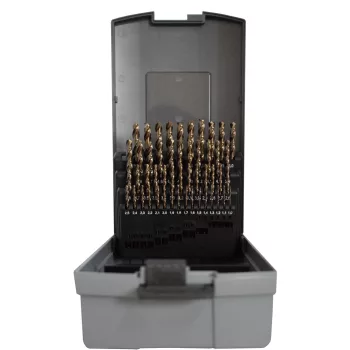   ABRABORO - 020314195010 - HSS-CO fémcsigafúró készlet DIN 338 50 db  ø 1-5,9 x 0,1mm