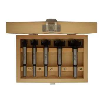   ABRABORO - 020318270507 - Keményfémlapkás forstnerfúró készlet 5 db-os ø15/20/25/30/35mm