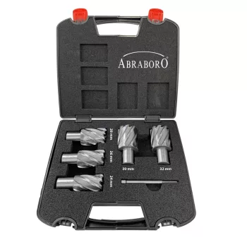   ABRABORO - 020344400006 - HSS-G maglyukfúró készlet 6db ø 24/26/28/30/32mm/PIN 30mm fúrásmélységig