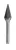 ABRABORO - 020348112025 - Keményfém turbómaró, M alak, standrad fogazás ø10 x 16/65