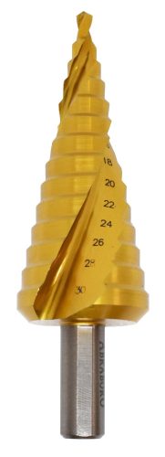 ABRABORO - 020391160412 - HSS-Tin lépcsős fúró ø 4,0 - 12,0 x 65mm