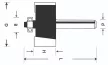 ABRABORO - 020398235032 - Élhoronymaró HM ø 28,5 x 12,7