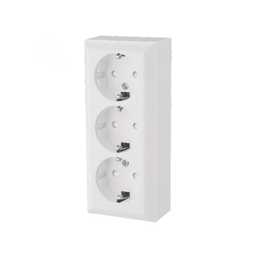 GAO 0312H - 3 férõhelyes földelt aljzat, beltéri, Business Line IP20
