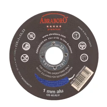   ABRABORO - 050711501005 - ABRABORO CHILI PREMIUM fémvágó korong, alu ø 115 x 1,0 x 22,23 T41