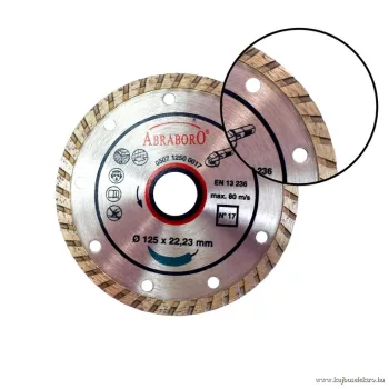   ABRABORO - 050712500017 - Gyémánttárcsa No17 ø 125 x 22,2 2,2