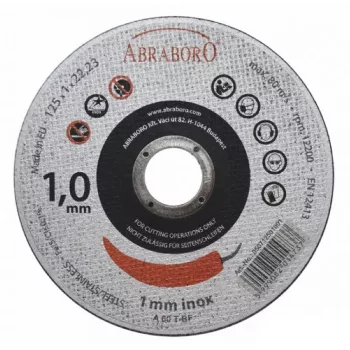   ABRABORO - 050712501001 - ABRABORO CHILI fémvágó korong, inox ø 125 x 1,0 x 22,23 T41