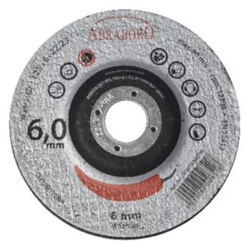   ABRABORO - 050712562700 - ABRABORO CHILI fémtisztító korong ø 125 x 6 x 22,23
