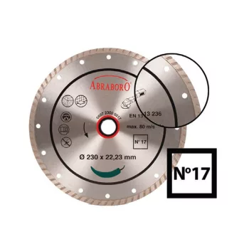   ABRABORO - 050723000017 - Gyémánttárcsa No17 ø 230 x 22,2 2,8