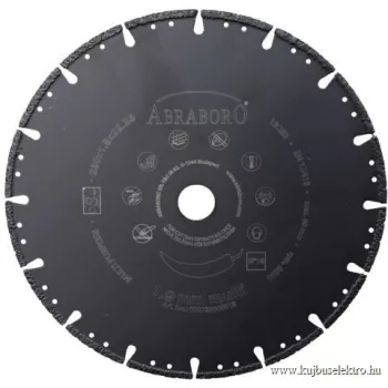   ABRABORO - 050723000018 - ABRABORO gyémántszórt vágótárcsa multi ø 230 x 22,23 1,9 mm