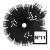 ABRABORO - 050735000011 - Gyémánttárcsa lézer turbo ø 350 x 25,4 3,2