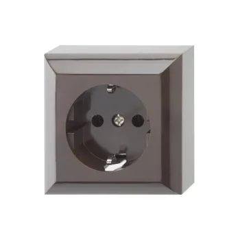   GAO 0510056777 - földelt aljzat, beltéri, Business Line IP20, barna