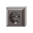 GAO 0510056777 - földelt aljzat, beltéri, Business Line IP20, barna