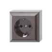 GAO 0510056777 - földelt aljzat, beltéri, Business Line IP20, barna