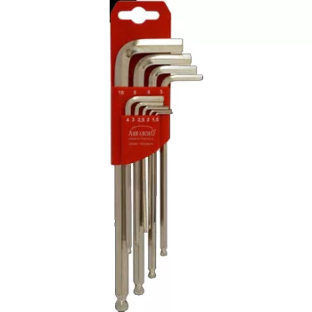   ABRABORO - 060899242616 - Gömgvégű imbuszkészlet 1,5/2/2,5/3/4/5/6