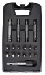 ABRABORO - 060958000017 - Bit és törtcsavar kiszedő készlet 17db extractors with drill automatic bitholder 58mm