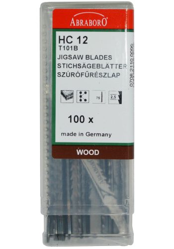 ABRABORO - 070823600099 - Szúrófűrészlap 100 db-os csomag HGS 14 T 144D