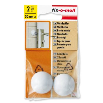   ABRABORO - 090622600100 - Fali ütköző, fehér ø 60mm white