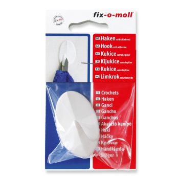   ABRABORO - 090656390100 - Öntapadó akasztó, fehér 54mm x 32mm