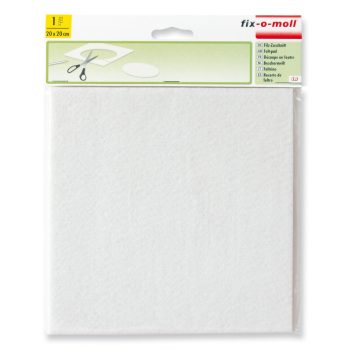   ABRABORO - 090659200100 - Vágható filc, fehér 200mm x 200mm