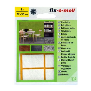   ABRABORO - 090662690460 - Csúsztatófilc, fehér 22mm x 36mm