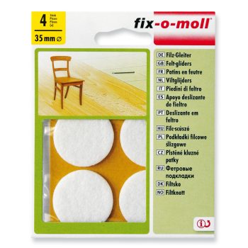 ABRABORO - 090674010000 - Csúsztatófilc, fehér ø 35mm