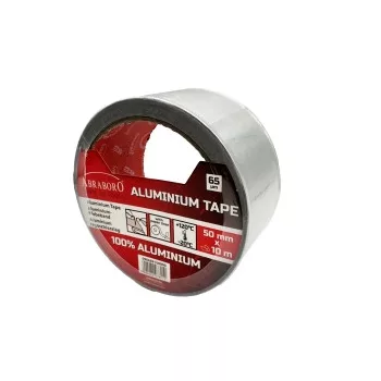   ABRABORO - 090689100000 - Alumínium ragasztószalag, ezüst 10m x 50mm