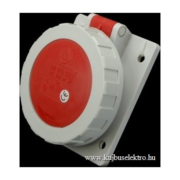   SEZ-10001545.00 - IEG 3243 - Beépíthető dugalj ferde IP 67 - 400V, 32A, 4P