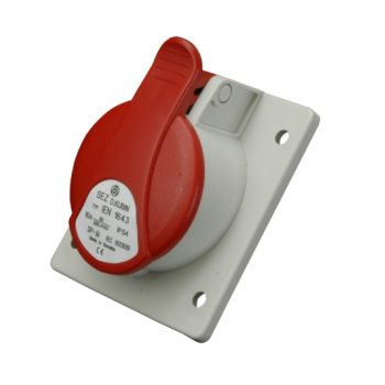   SEZ-10004775.00 - IEN 3253 - Beépíthető dugalj ferde IP 54 - 400V,32A, 5P