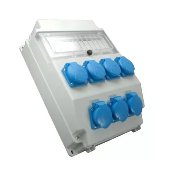   SEZ-10011245.00 - ROS 11/x-25 A/S - Ipari kombináció 11mod. vezetékezett IP 54 - 7x250V,védelem nélkül