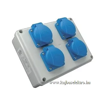   SEZ-10010620.00 - ROSP 4VZ/S - Ipari kombináció IP 54  - 4x 250V, tömszelence TVM 16