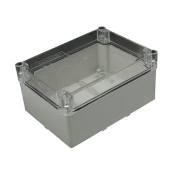   SEZ-10010963.00 - S-BOX 416 SK-P (190x140x70) - Műanyag kötődoboz tömszelence nélkül , átlatszó fedél IP 66