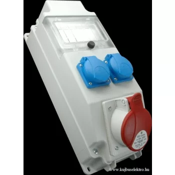   SEZ-10011247.HU - ROS 5-6/x-12 A/S - Ipari kombináció, 6 modulos,  IP 54 - 1x16A/5P/400V+2x250V (védelem nélkül)