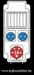 SEZ-10011247.HU - ROS 5-6/x-12 A/S - Ipari kombináció, 6 modulos,  IP 54 - 1x16A/5P/400V+2x250V (védelem nélkül)