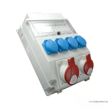   SEZ-10011261.HU - ROS 11/x-22 A/S - Ipari kombináció 11mod. vezetékezett IP 54 - 2x32A/5P/400V+4x250V,védelem nélkül