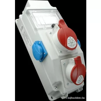   SEZ-10011624.00 - ROS 5-6/x-55 A/S - Ipari kombináció, 6 modulos,  IP 54 - 1x16A,1x32A/4P/400V+2x250V (védelem nélkül)