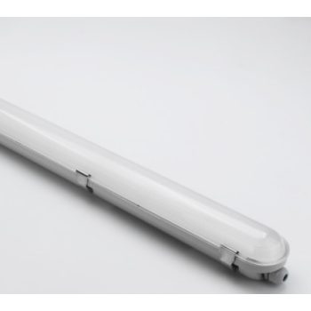   CALLOS pormentes, és vízálló LED lámpatest, 57W 7980/7410lm 4000K PC/PC fém fém biztonsági zár IP65 1505mm - 5év garancia!