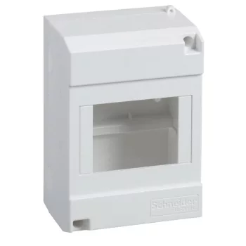   SCHNEIDER 10206 - MICRO PRAGMA Kiselosztó, ajtó nélkül, falon kívüli, 4 modul