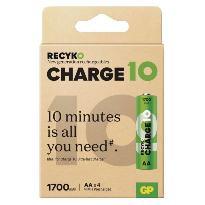 EMOS--B24294 - GP AKKU RECYKO TÖLTŐ 10 AA (HR6) 4DB