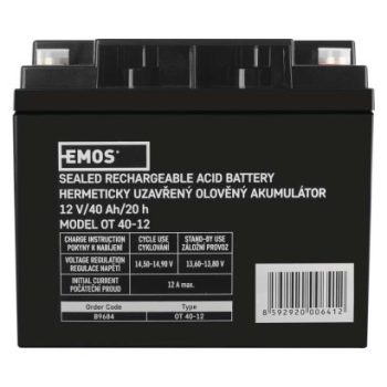 EMOS--B9684 - AKKUMULÁTOR SLA 12V 40AH M6