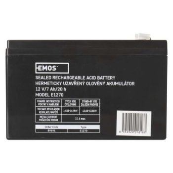 EMOS--B9691 - AKKU.SLA 12V 7AH FAST.4,7 MM