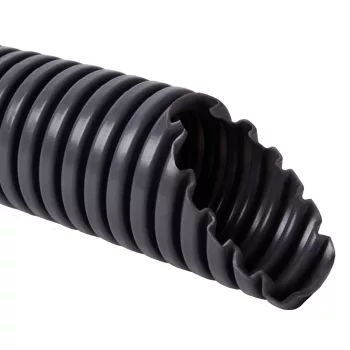   KOPOS ELEKTRO - 1225 L50 - Kábelvédő cső (műanyag) Gégecső lépésálló 25mm sötét szürke 50m/tekercs