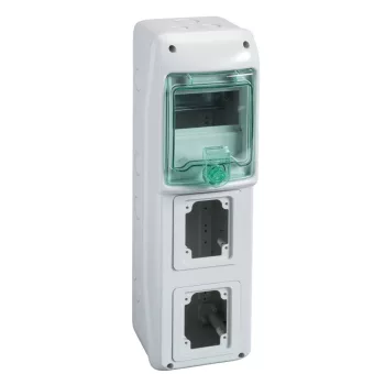   SCHNEIDER 13178 - MUREVA (Kaedra) Kiselosztó, átlátszó ajtó, 1x5 modul+2 nyílás