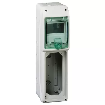   SCHNEIDER 13185 - MUREVA (Kaedra) Kiselosztó, átlátszó ajtó, 1x5 modul+1 nyílás
